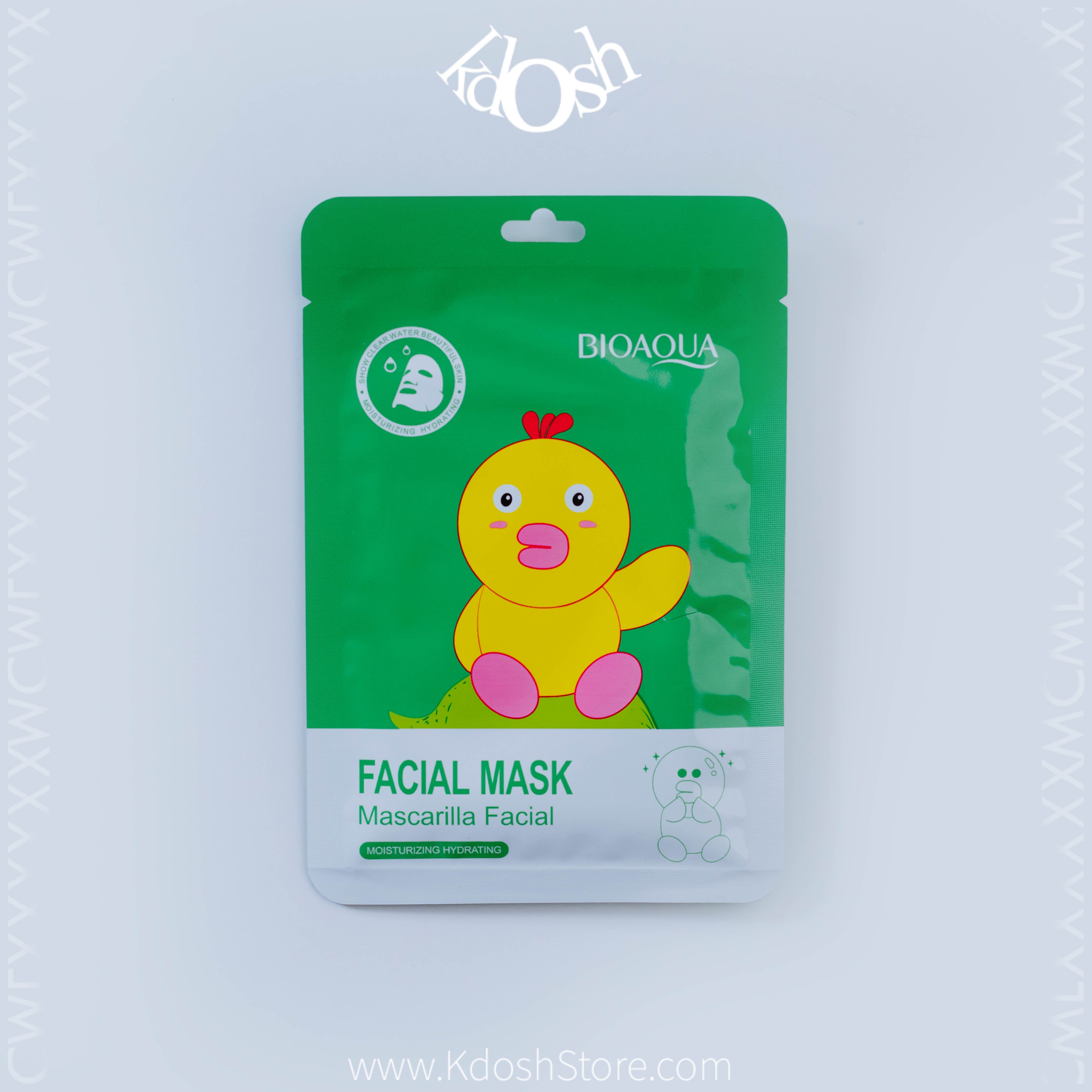Mascarilla Animales BIOAQUA - Diviértete y Cuida tu Piel