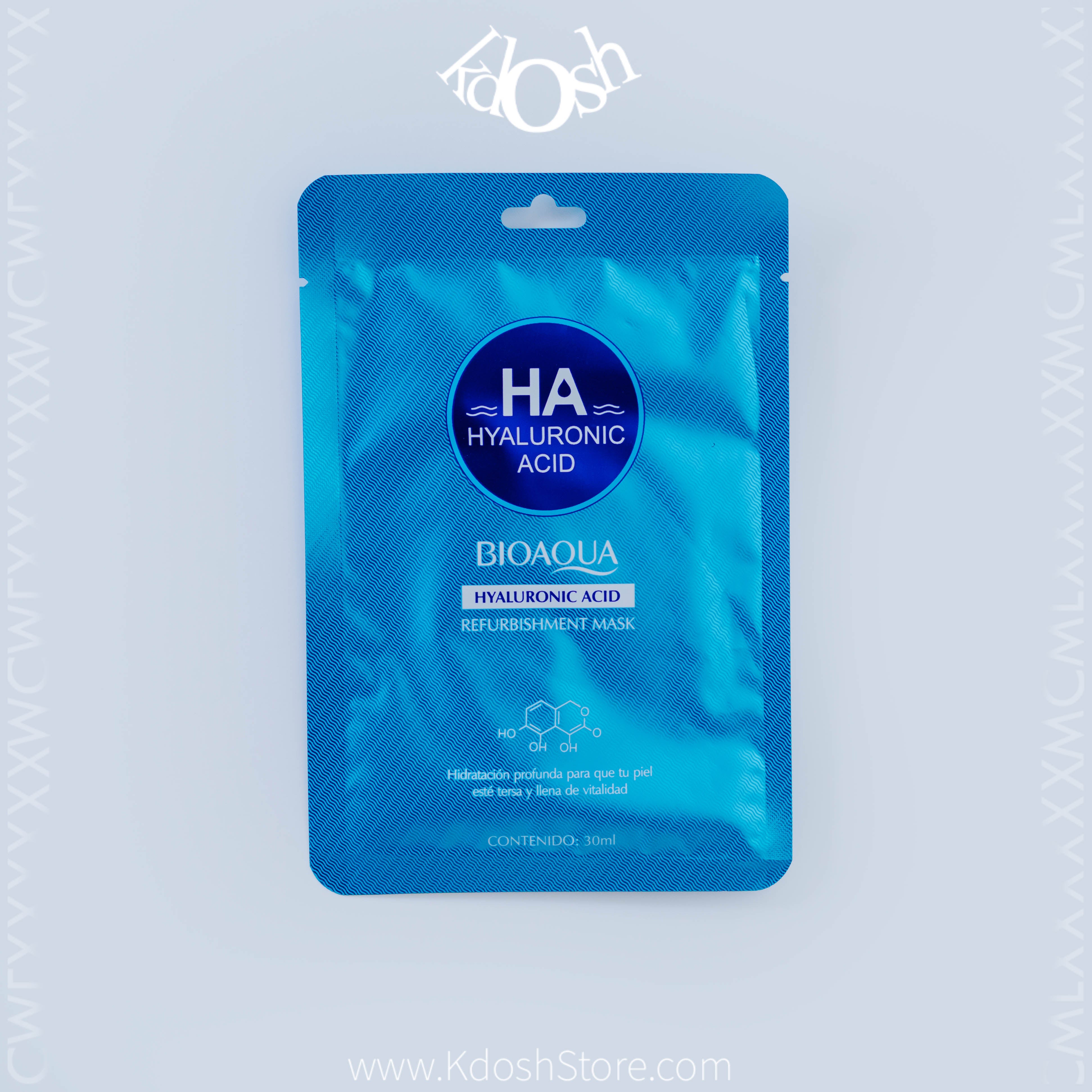 Mascarilla Ácido Hialurónico BIOAQUA - Hidratación Profunda