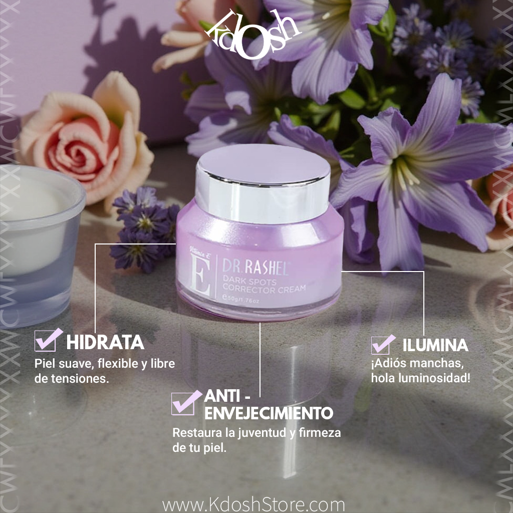 Crema Facial Dr. Rashel Vitamina E – Hidratación y Elasticidad al Instante