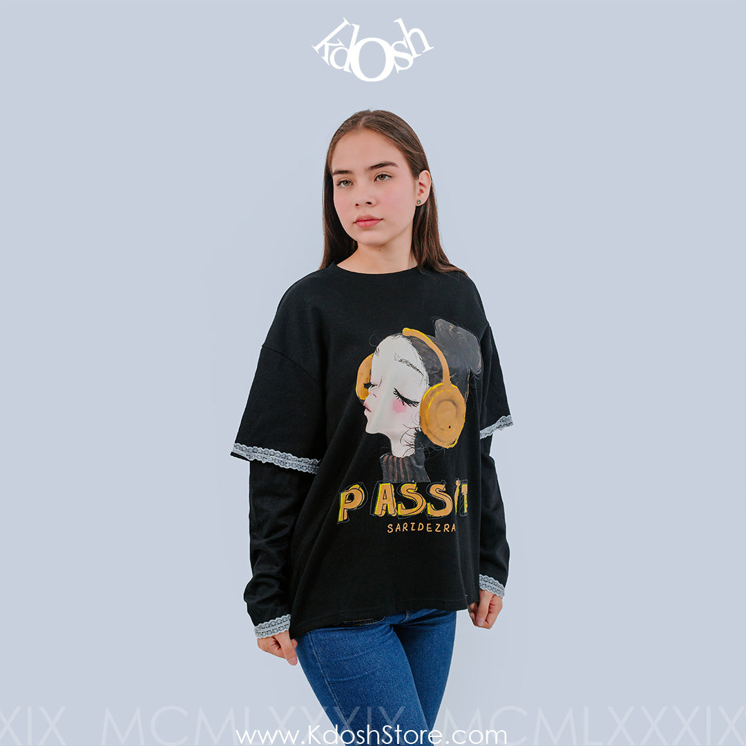 Polera Manga Larga – Estilo Urbano y Cómodo