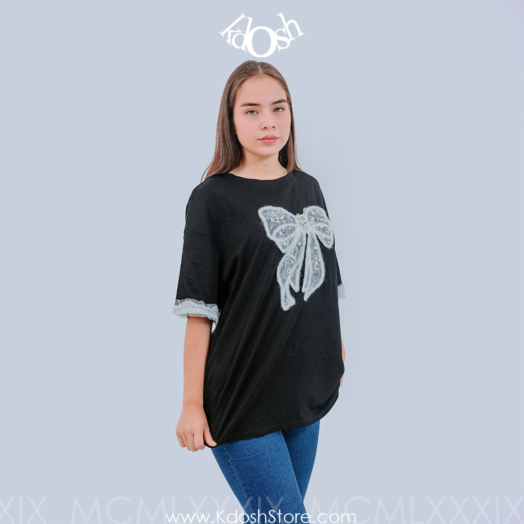 Polo Oversize Lazo – Elegante y Cómoda