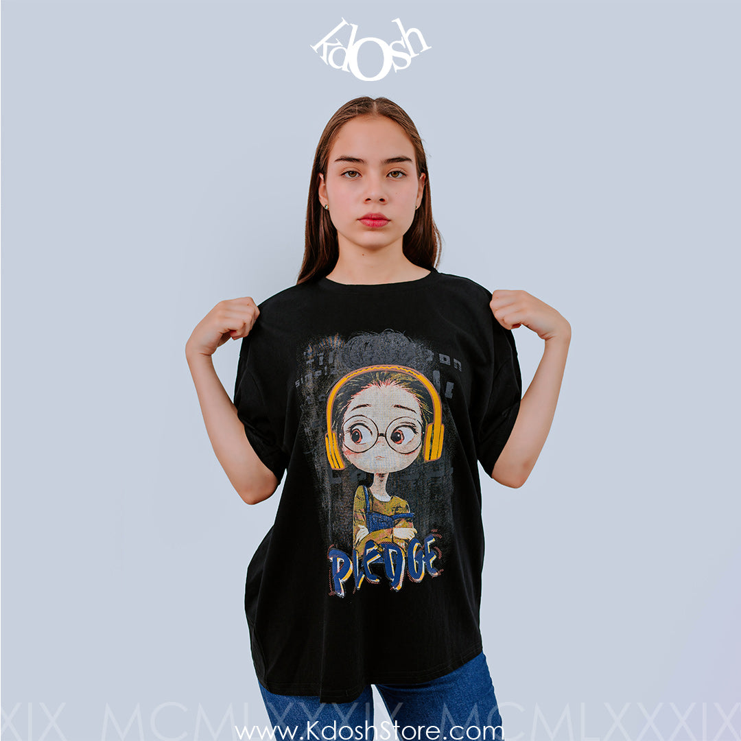 Polo Piedge con Estampado Gráfico – Moderna y Cómoda