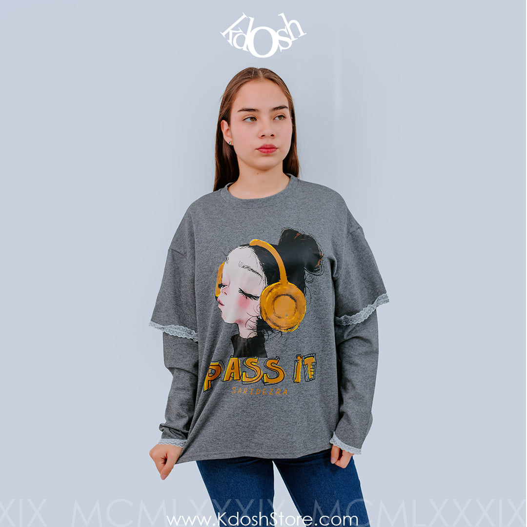 Polera Manga Larga – Estilo Urbano y Cómodo