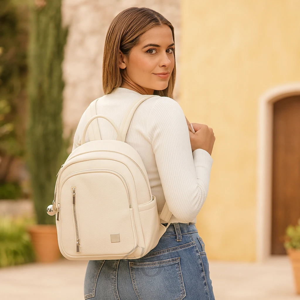 Mochila De Cuerina Premium – Glamour Y Versatilidad