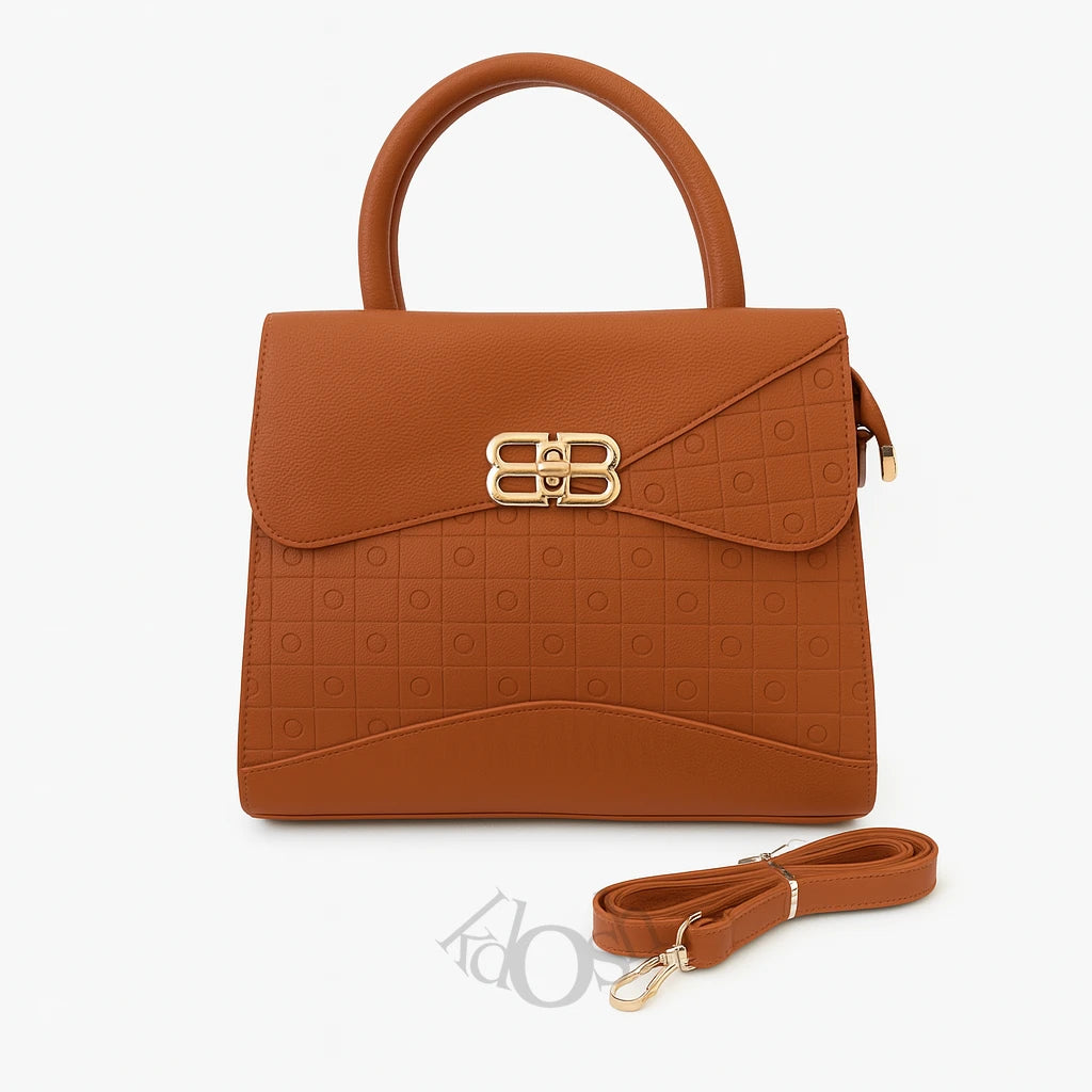 Cartera Texturizada con Solapa – Elegancia Urbana y Estilo Profesional