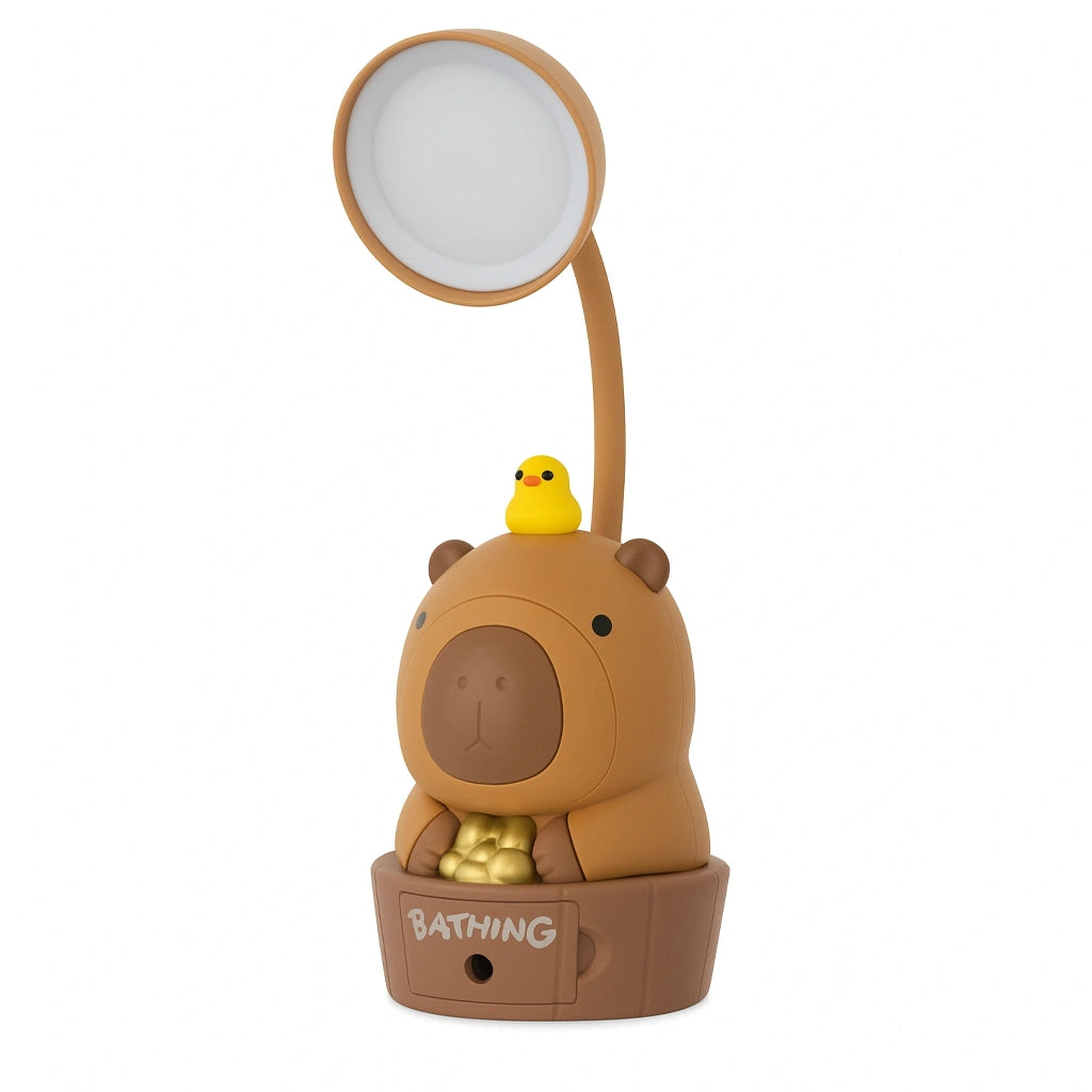 Lámpara Nocturna con Tajador – Inspiración Capibara