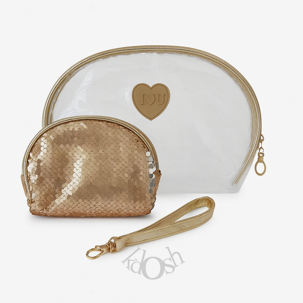 Set de Neceseres 2 en 1 | Brillo, Estilo y Comodidad 👜💖