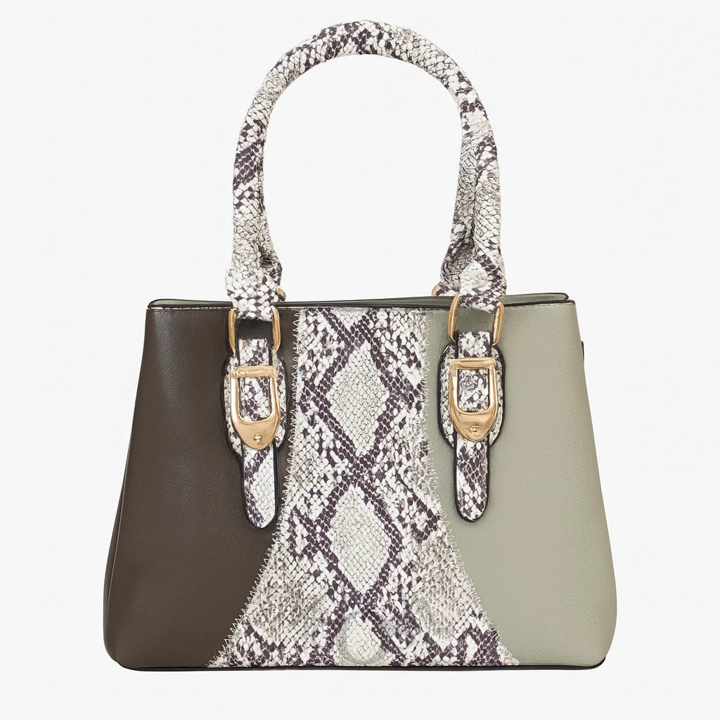 Cartera de Dama Estilo Serpiente – Elegancia Sofisticada