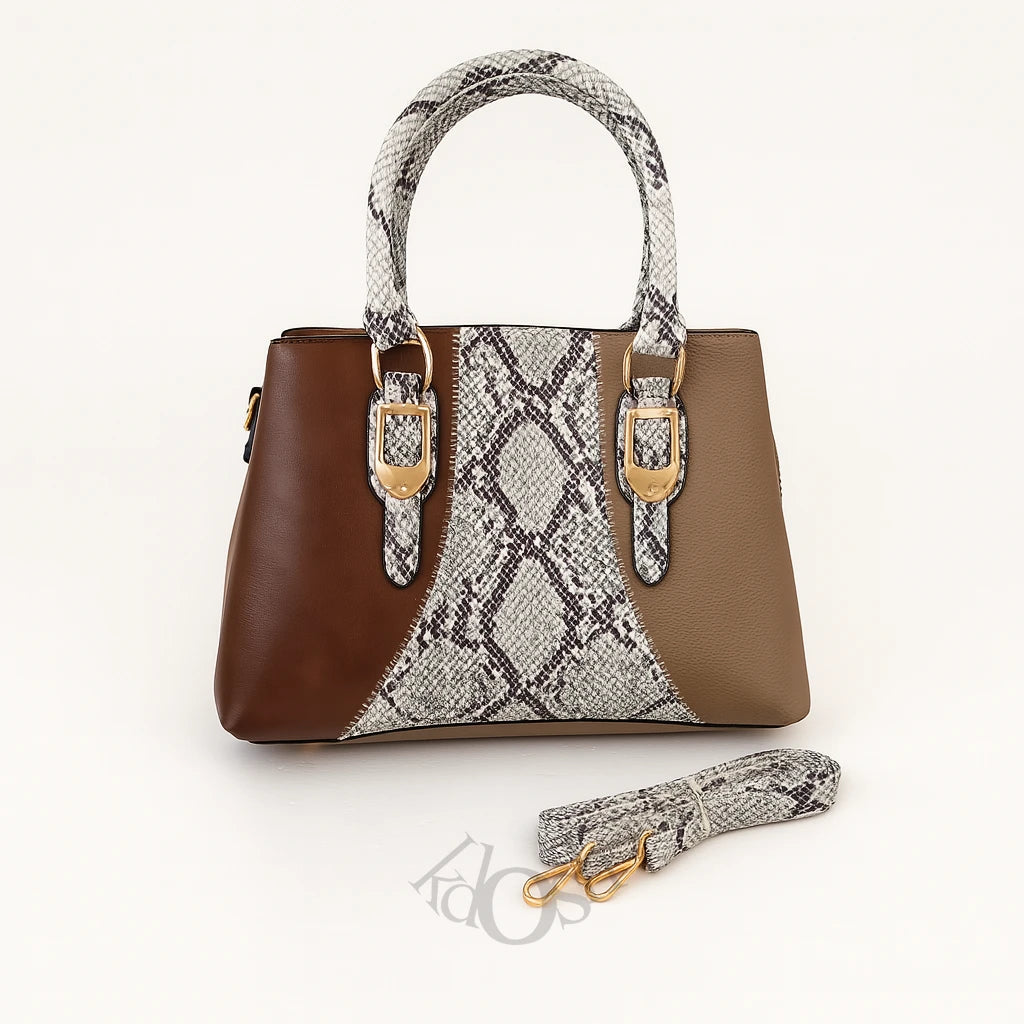 Cartera de Dama Estilo Serpiente – Elegancia Sofisticada