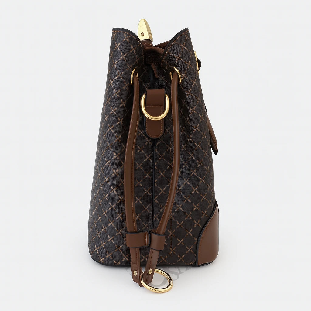 Cartera Estampada con Triple Correa – Versatilidad y Estilo Urbano