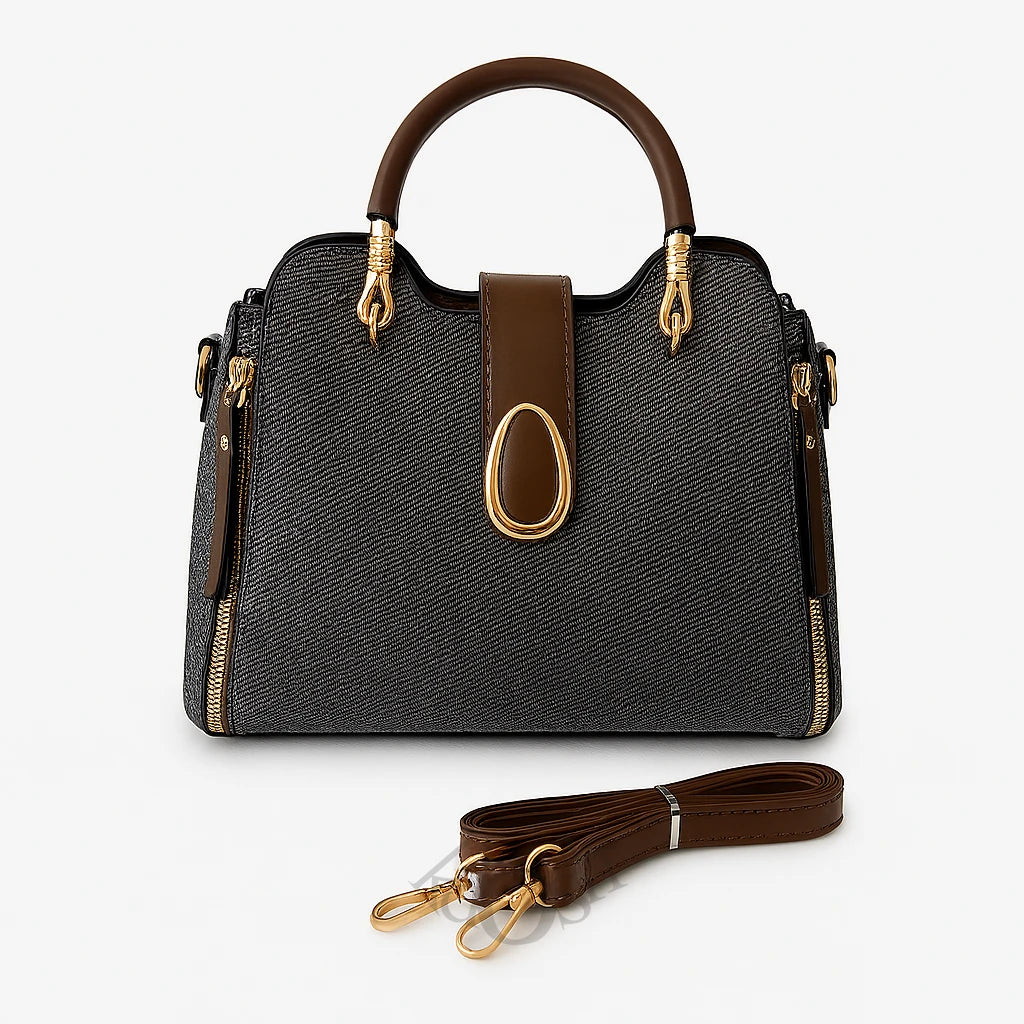 Cartera con Detalles en Cuero Sintético – Elegancia Funcional