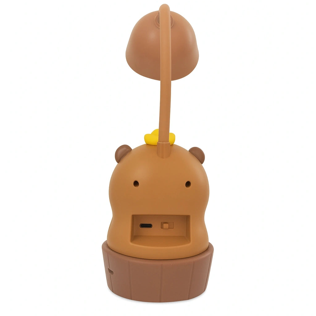 Lámpara Nocturna con Tajador – Inspiración Capibara