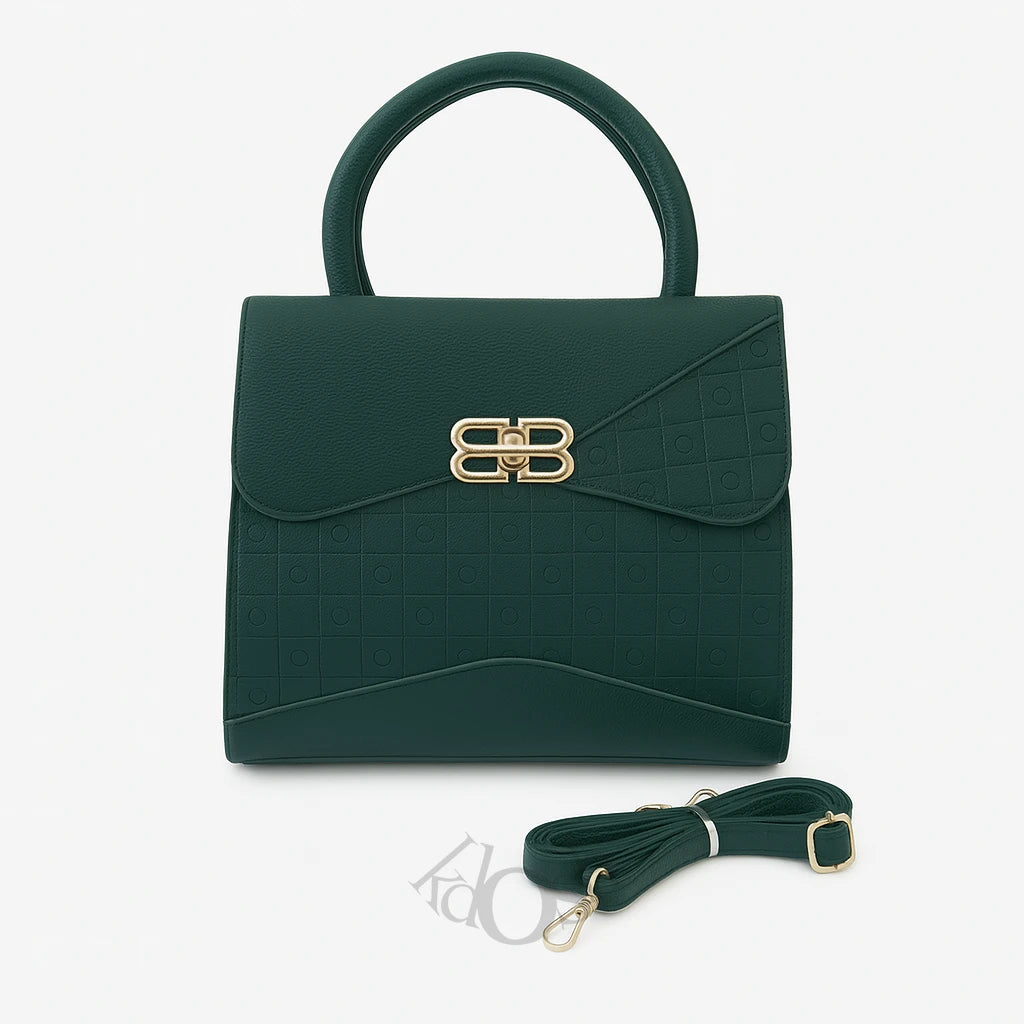 Cartera Texturizada con Solapa – Elegancia Urbana y Estilo Profesional