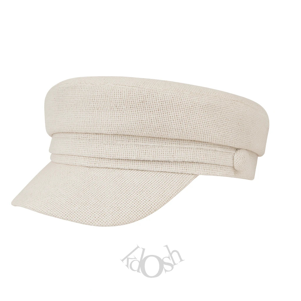 Boina unisex en tejido texturizado con estilo moderno