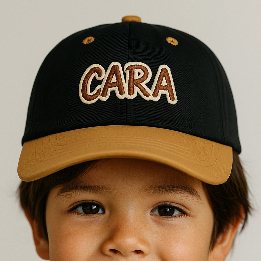 Gorra Infantil “CARA” con Bordado Minimalista