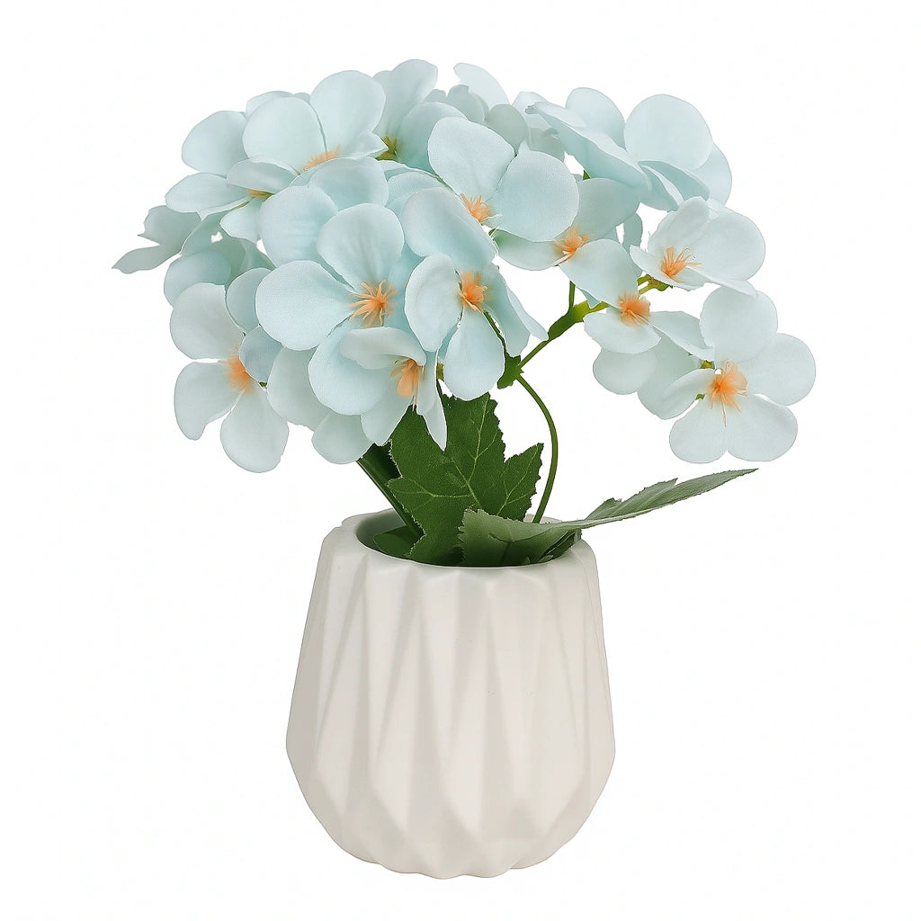 Arreglo Floral Artificial Elegante con Maceta Decorativa