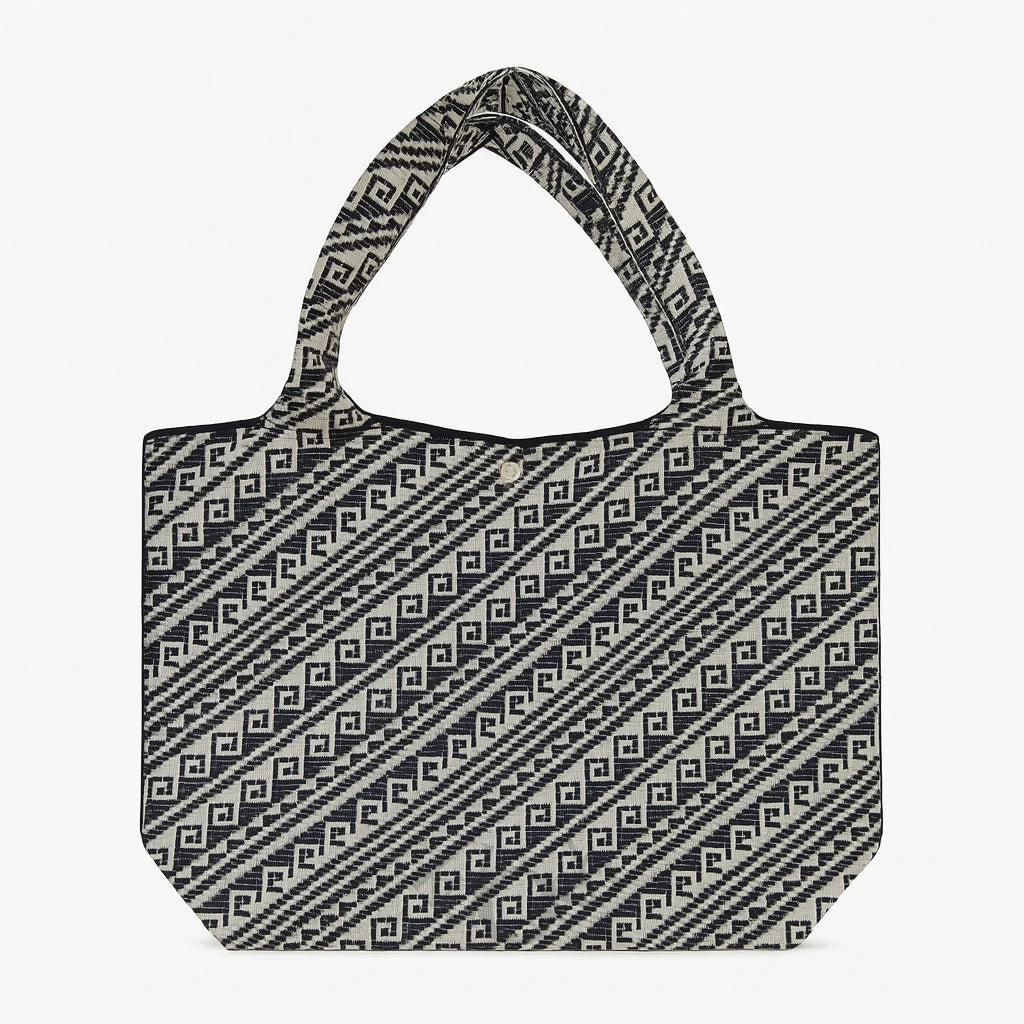 Bolso XL con Estampado Abstracto – Espacioso y Moderno