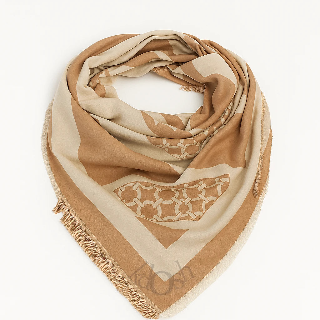 CHALINA REVERSIBLE “DUAL STYLE” PARA DAMA – ELEGANTE, CÁLIDO Y MODERNO