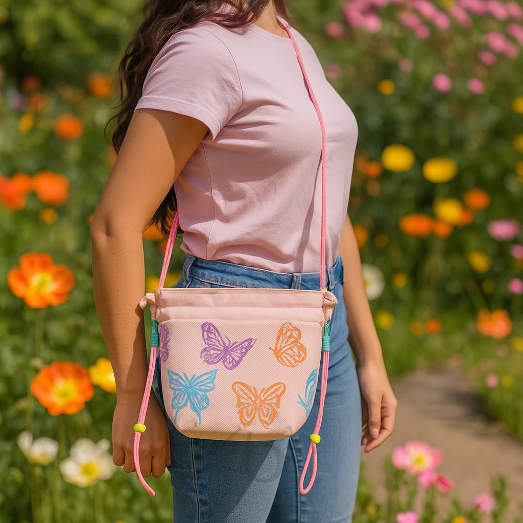 Bolso Tejido con Estampado – Versátil y Femenino