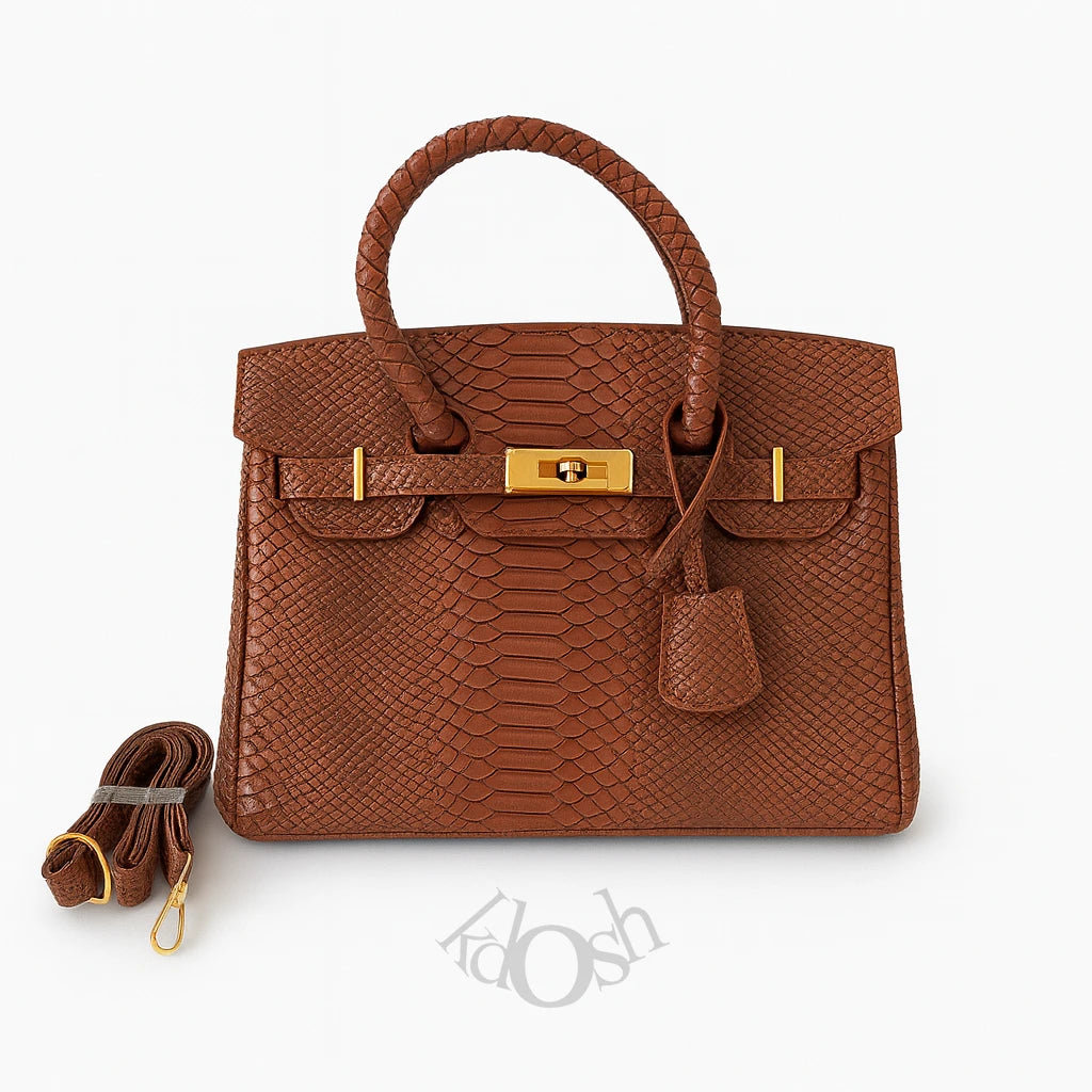 Cartera Estilo Piel de Serpiente – Lujo y Elegancia Atemporal