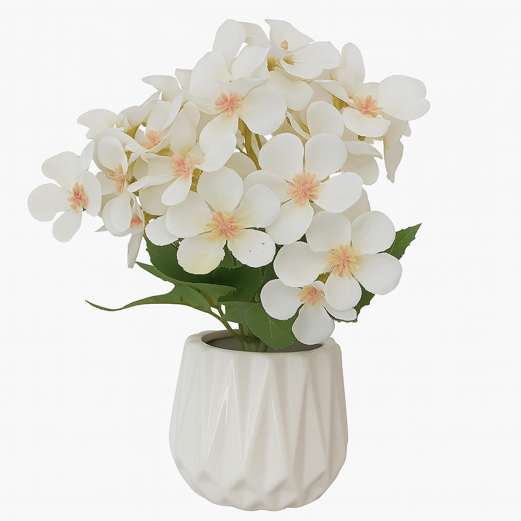 Arreglo Floral Artificial Elegante con Maceta Decorativa