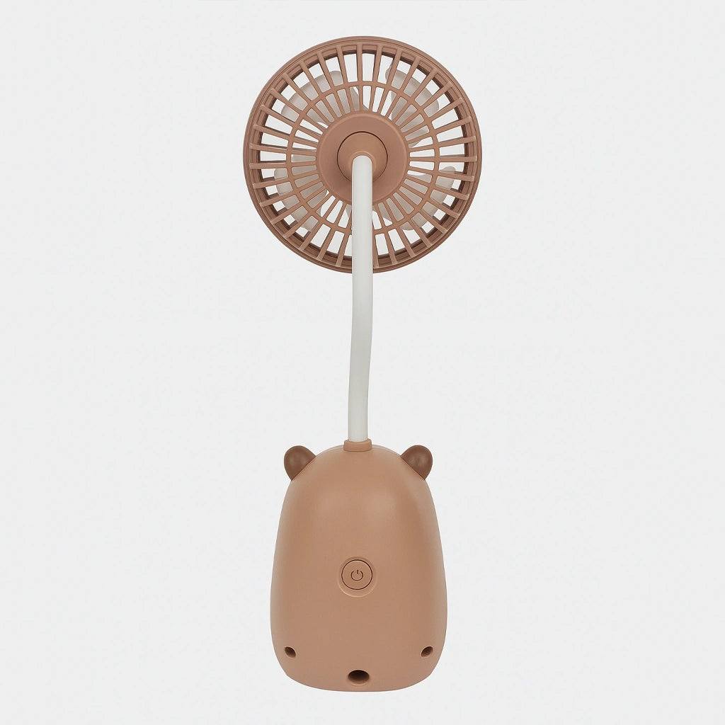 VENTILADOR PORTÁTIL DISEÑO CAPIBARA – CON TAJADOR INCLUIDO