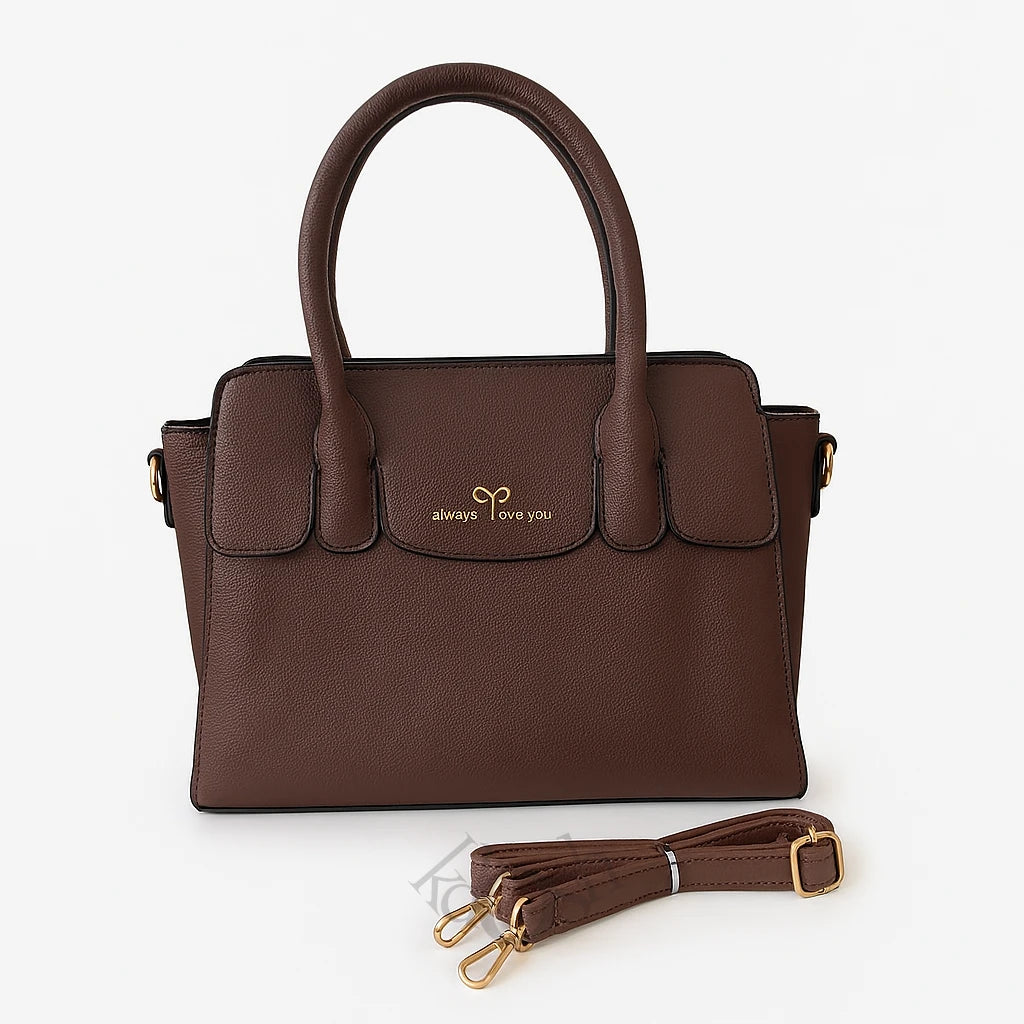 Cartera Clásica de Mujer en Color Sólido – Elegancia Atemporal