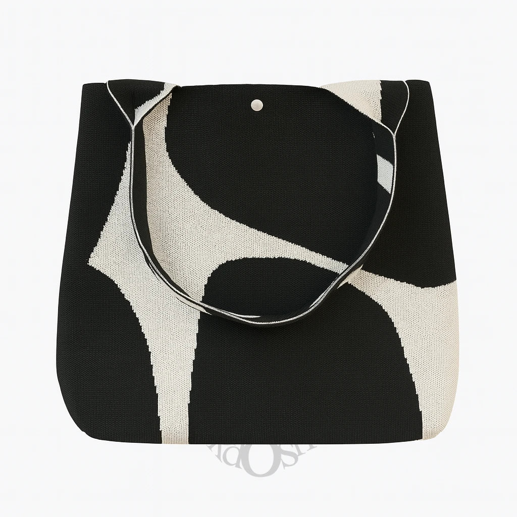 Bolso Estampado en Chevrón – Moderno y Versátil