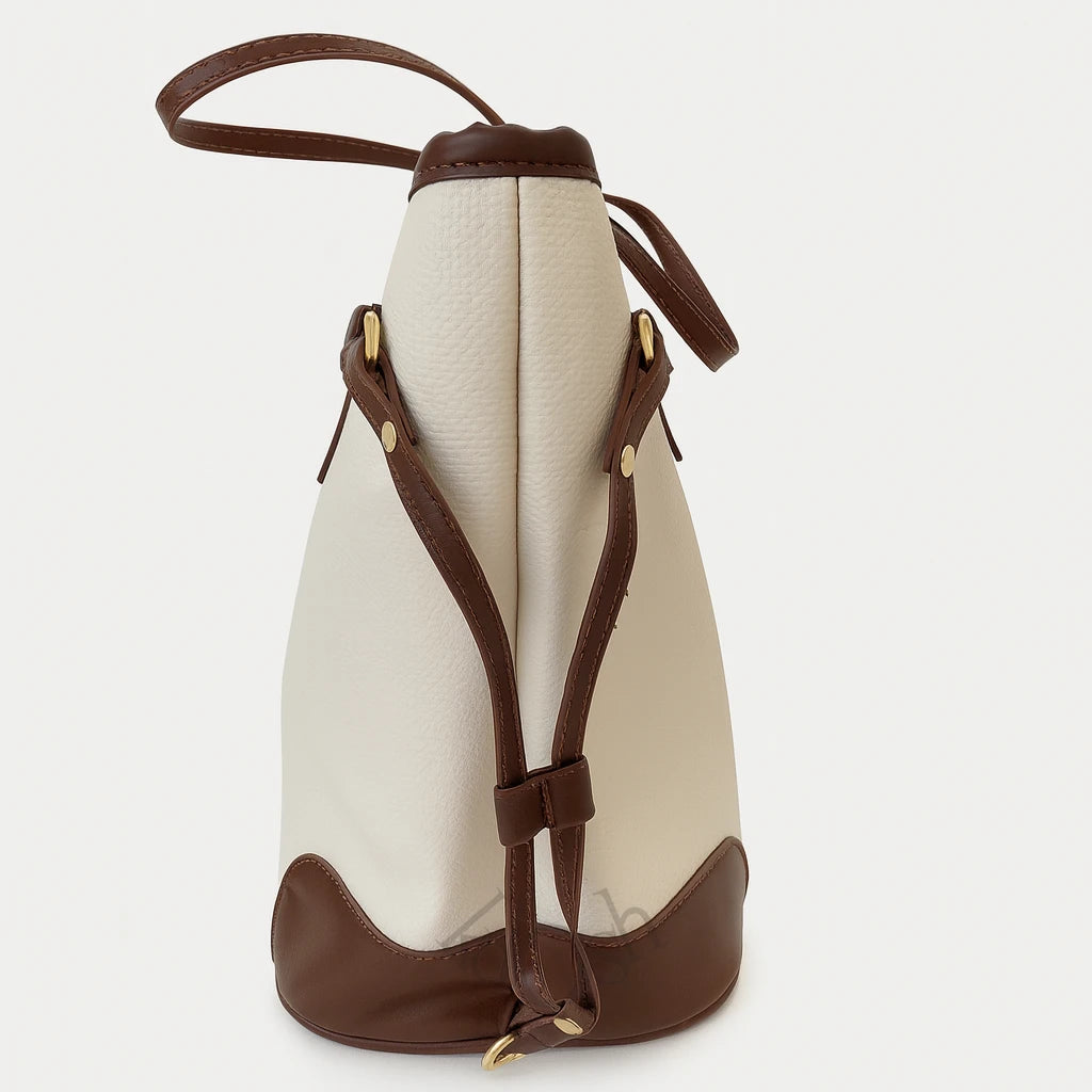 BOLSO BICOLOR ELEGANTE – AMPLITUD Y ESTILO
