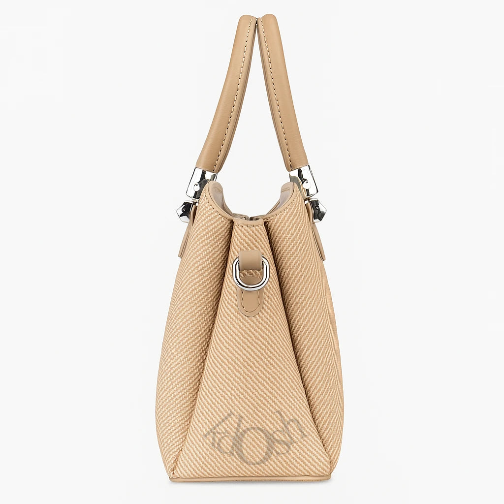 Cartera Texturizada con Llavero Chic