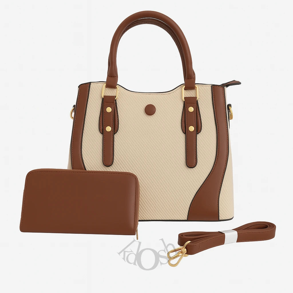 Cartera Texturizada con Billetera Incluida – Elegancia y Funcionalidad