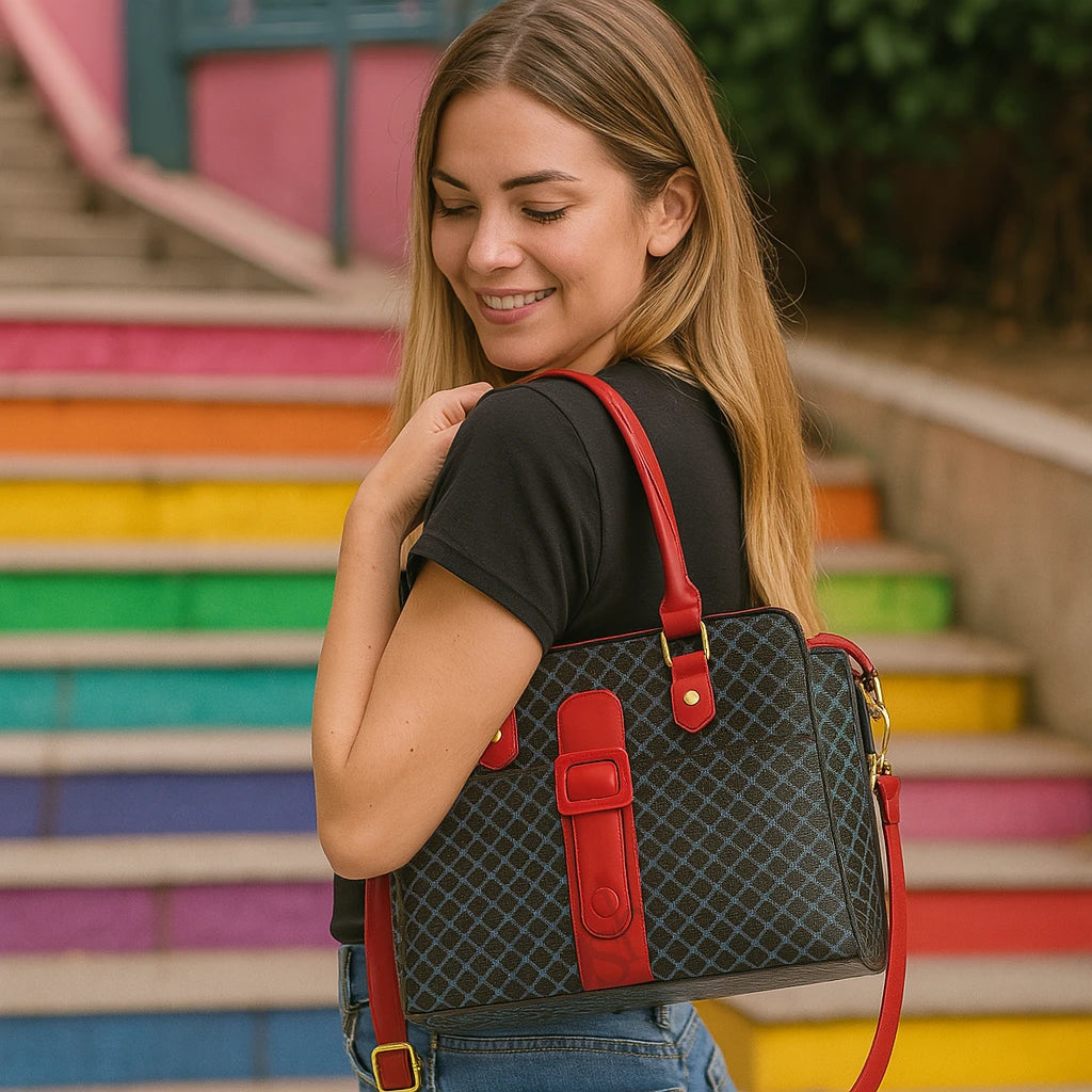 Cartera Luxury Geometry Sofisticación y Estilo Moderno