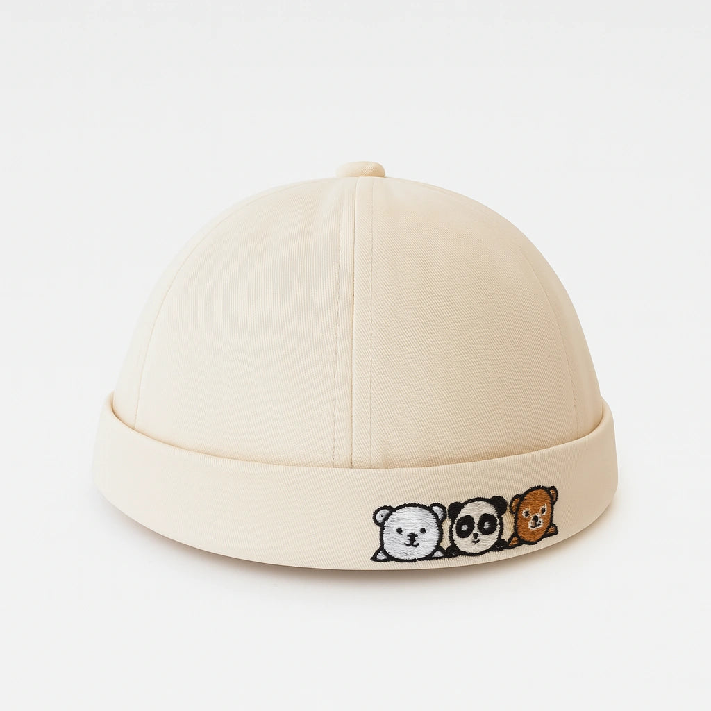 Gorro de Bebé con Animalitos Bordados – Suave y Cómodo 🐾