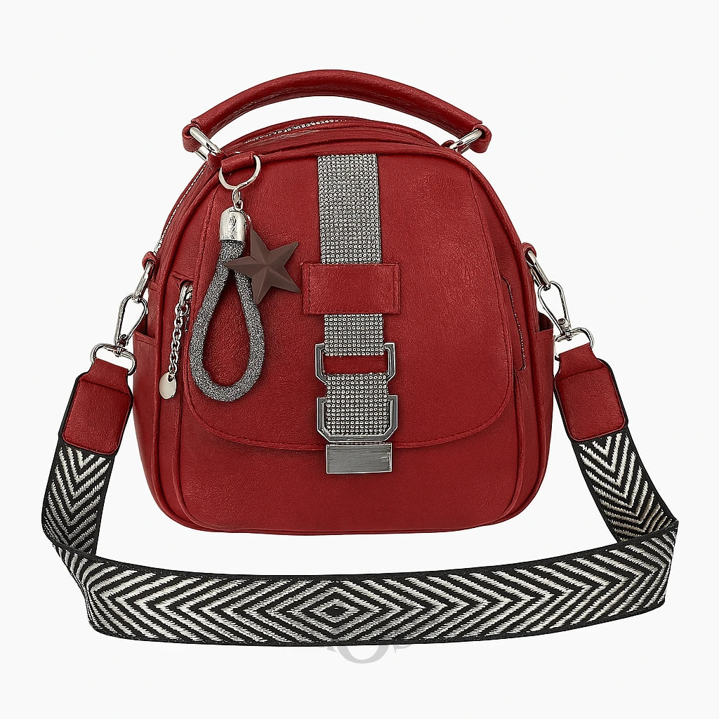 Mochila 3 en 1 con Estilo Urbano y Llavero – Versátil y Moderna