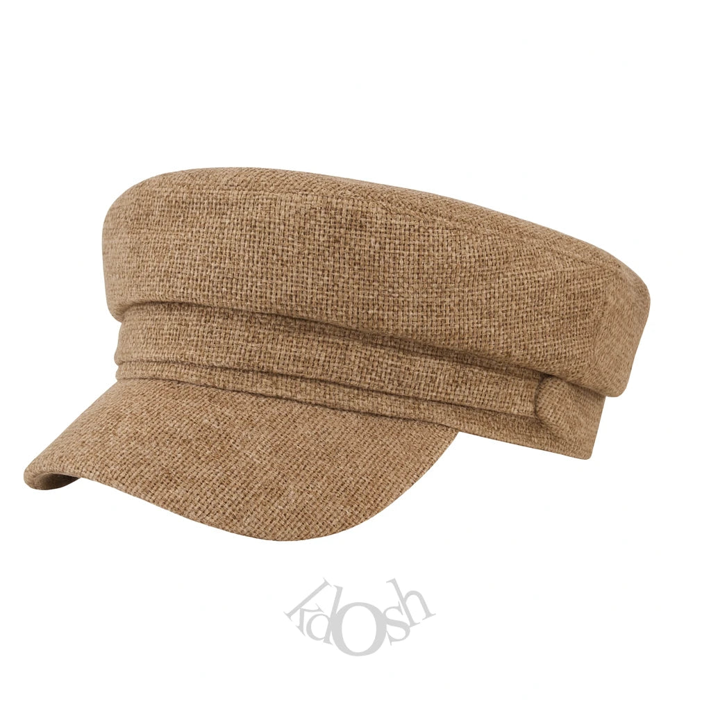 Boina unisex en tejido texturizado con estilo moderno
