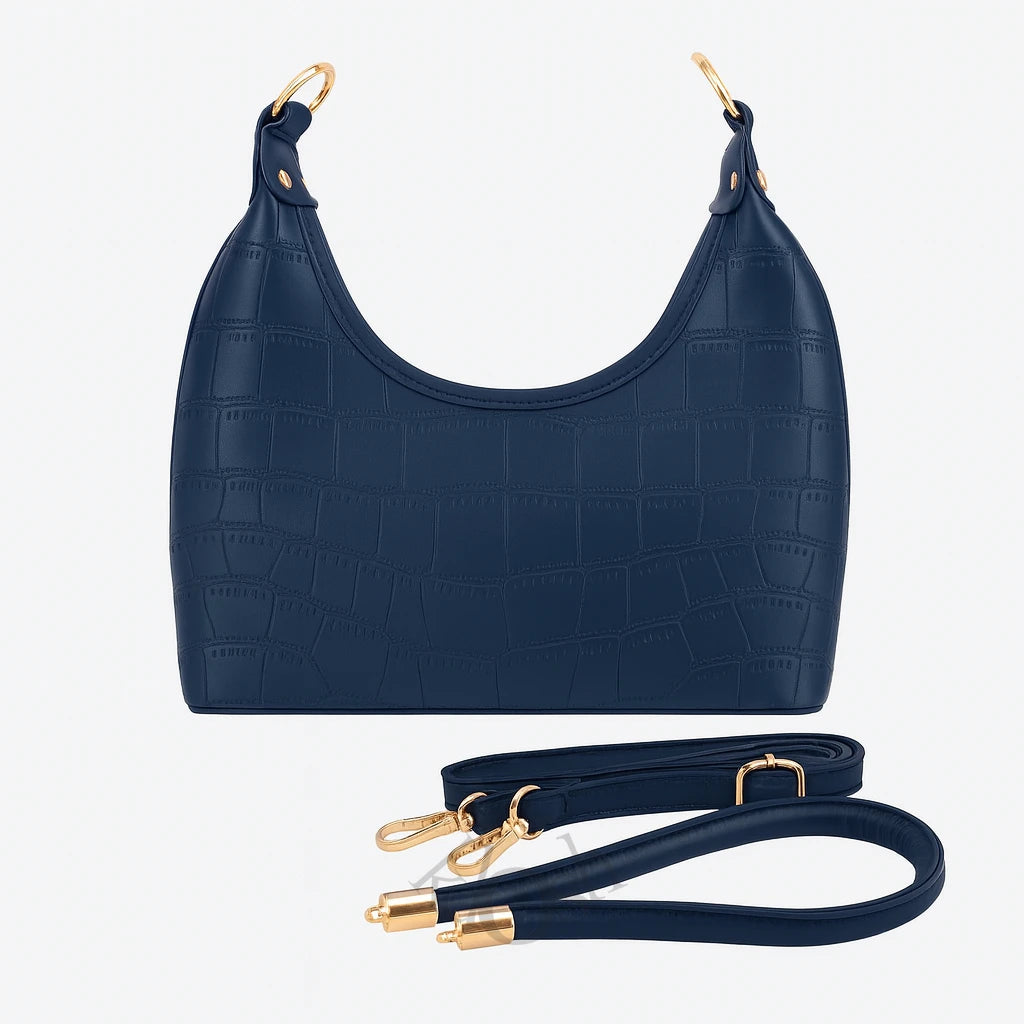 Cartera Estampado en Alto Relieve – Sofisticación con Textura Cocodrilo