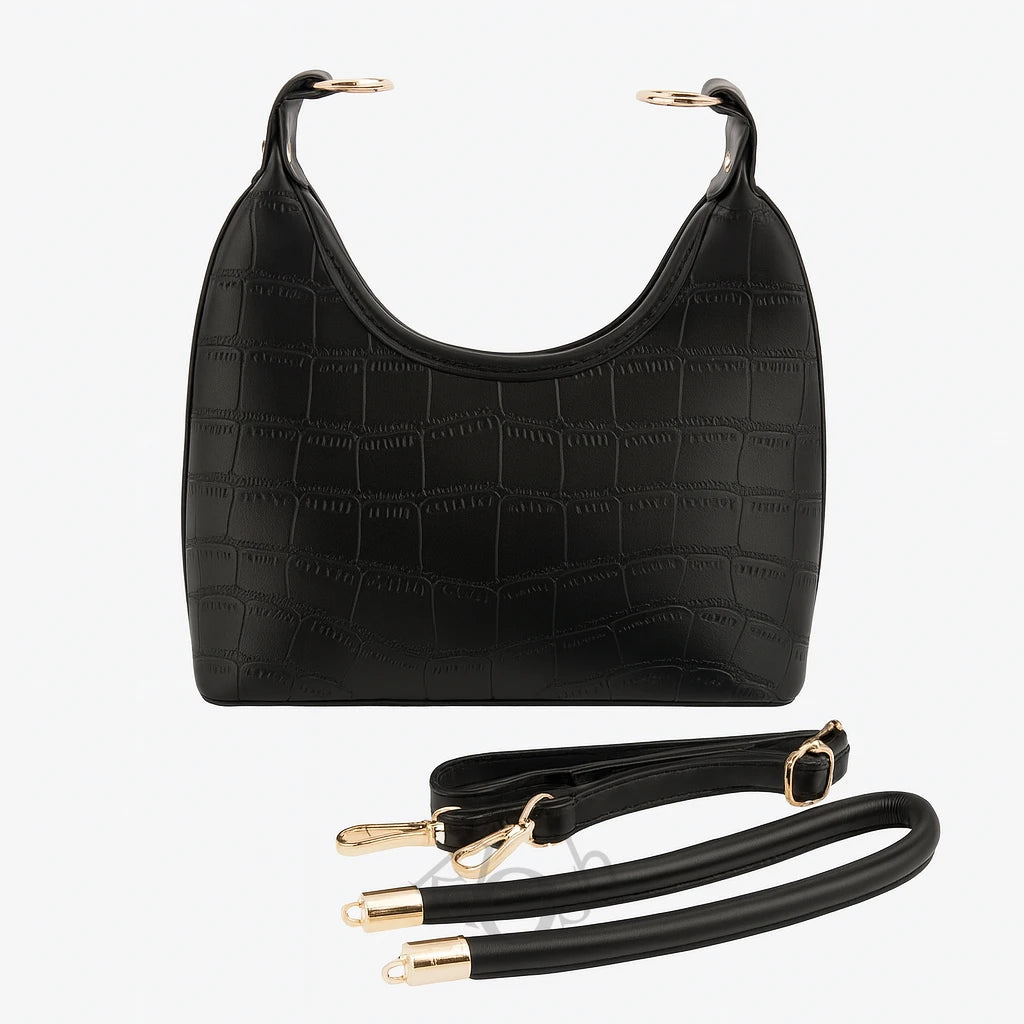 Cartera Estampado en Alto Relieve – Sofisticación con Textura Cocodrilo