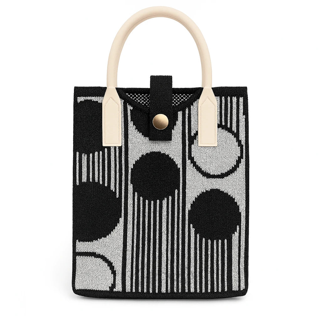 Mini Bolso Tejido Compacto con Diseños Exclusivos