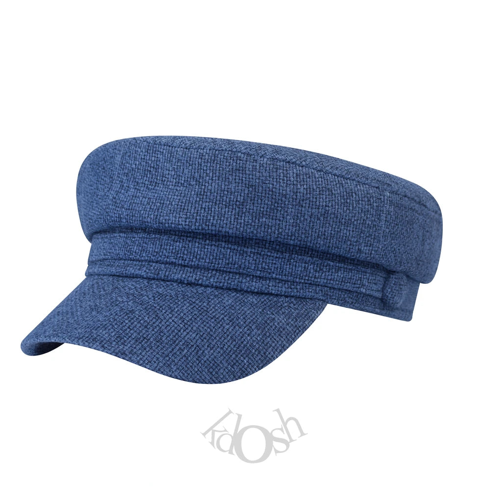 Boina unisex en tejido texturizado con estilo moderno