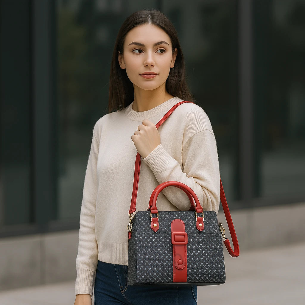 Cartera Luxury Geometry Sofisticación y Estilo Moderno