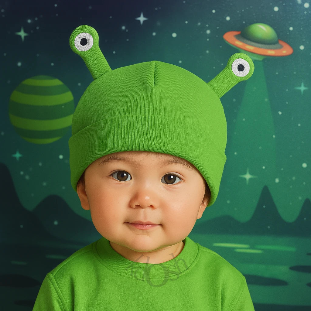 Gorro Infantil de Algodón con Orejitas y Diseños Animados