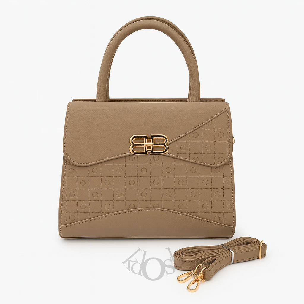 Cartera Texturizada con Solapa – Elegancia Urbana y Estilo Profesional