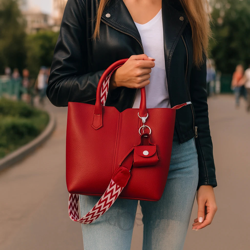CARTERA ELEGANTE CON LLAVERO – Versatilidad y Estilo
