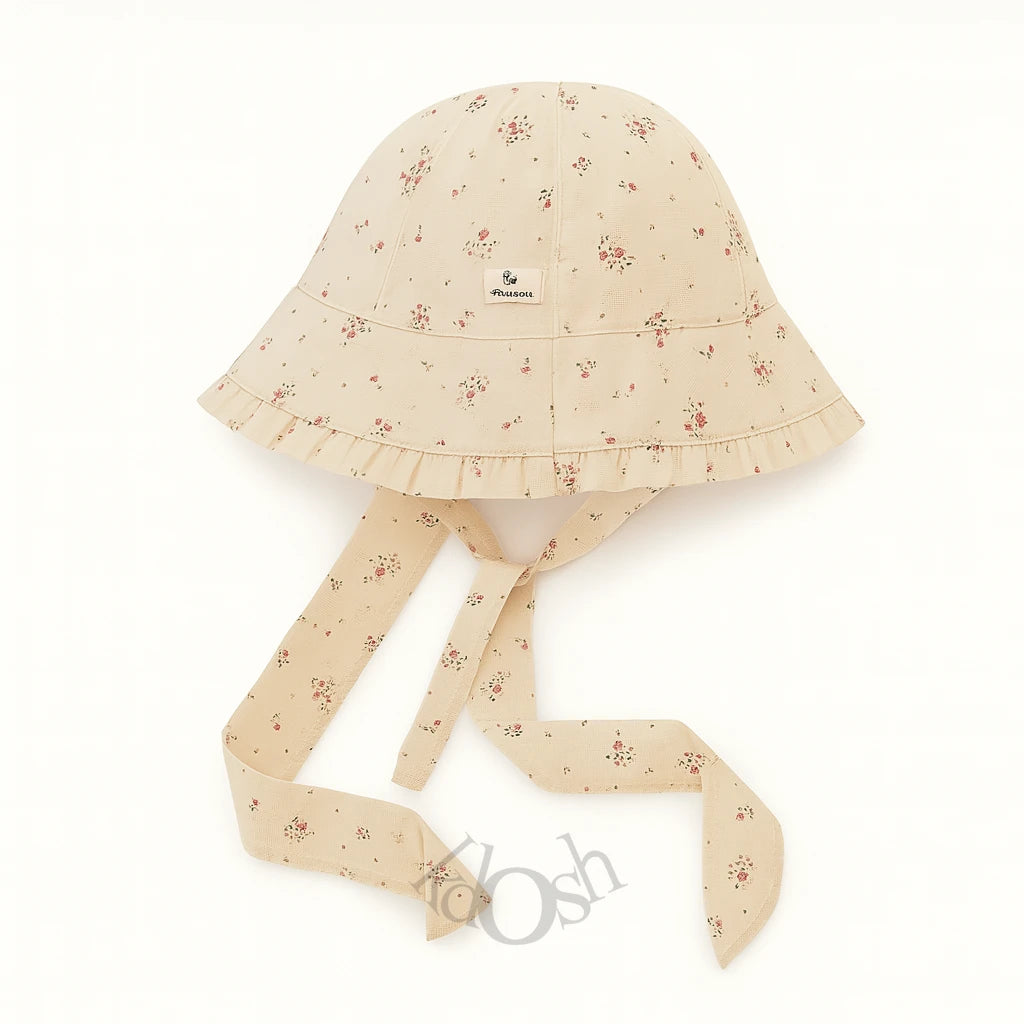 Sombrero de Niña con Estampado Floral 👒