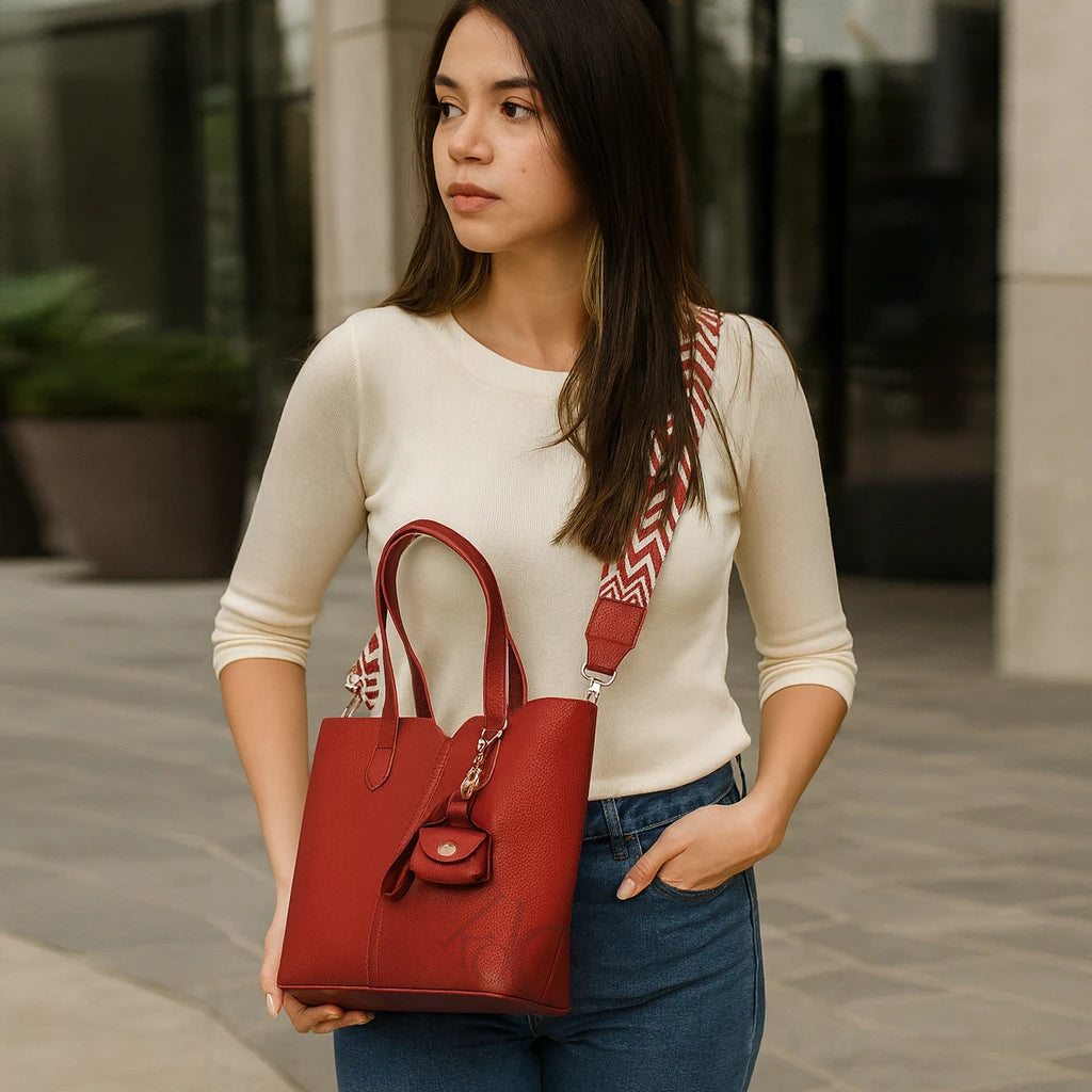 CARTERA ELEGANTE CON LLAVERO – Versatilidad y Estilo
