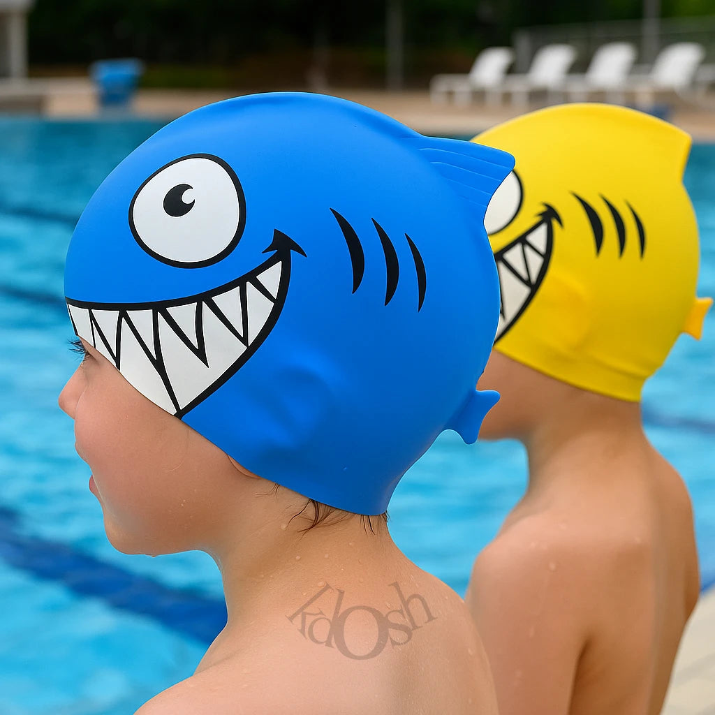 Gorro de Natación Infantil Edición Marina 🌊🎨🐠