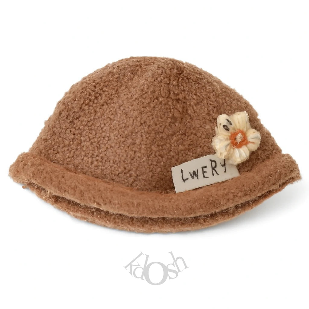 Gorro de Invierno Suave con Adorno de Rosa – Chic y Abrigador