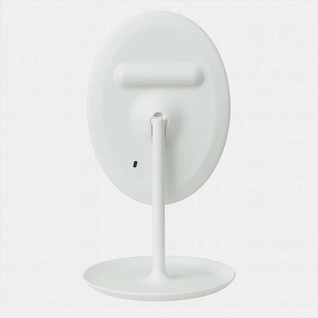 ESPEJO DE MAQUILLAJE CON LUZ LED – RECARGABLE Y MODERNO