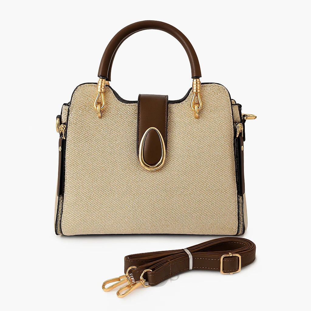 Cartera con Detalles en Cuero Sintético – Elegancia Funcional