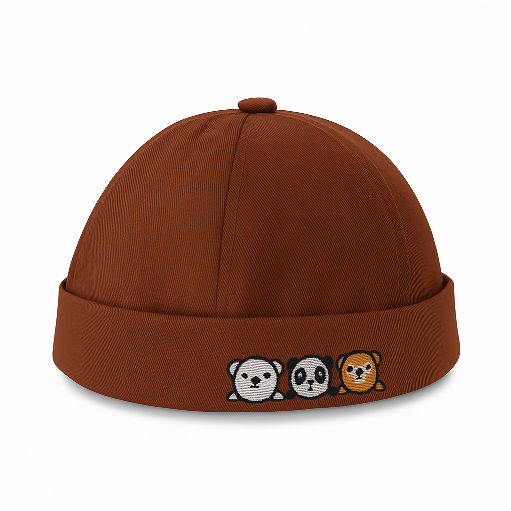 Gorro de Bebé con Animalitos Bordados – Suave y Cómodo 🐾